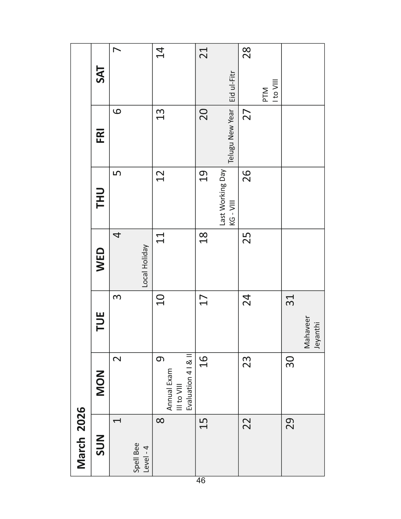 March
